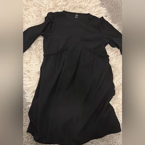 SHEIN Long Sleeve V Neck Mini Dress